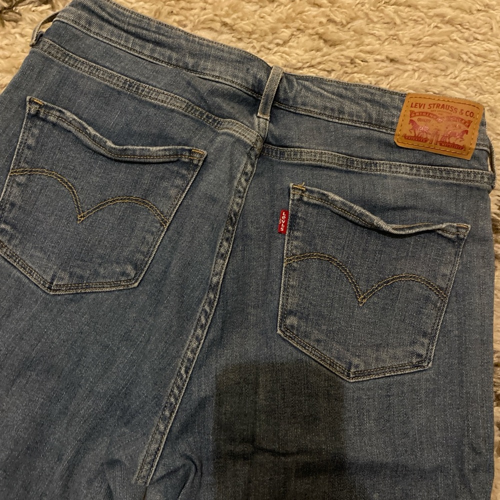 Levi’s 721 Dark Wash High Rise Skinny Jeans